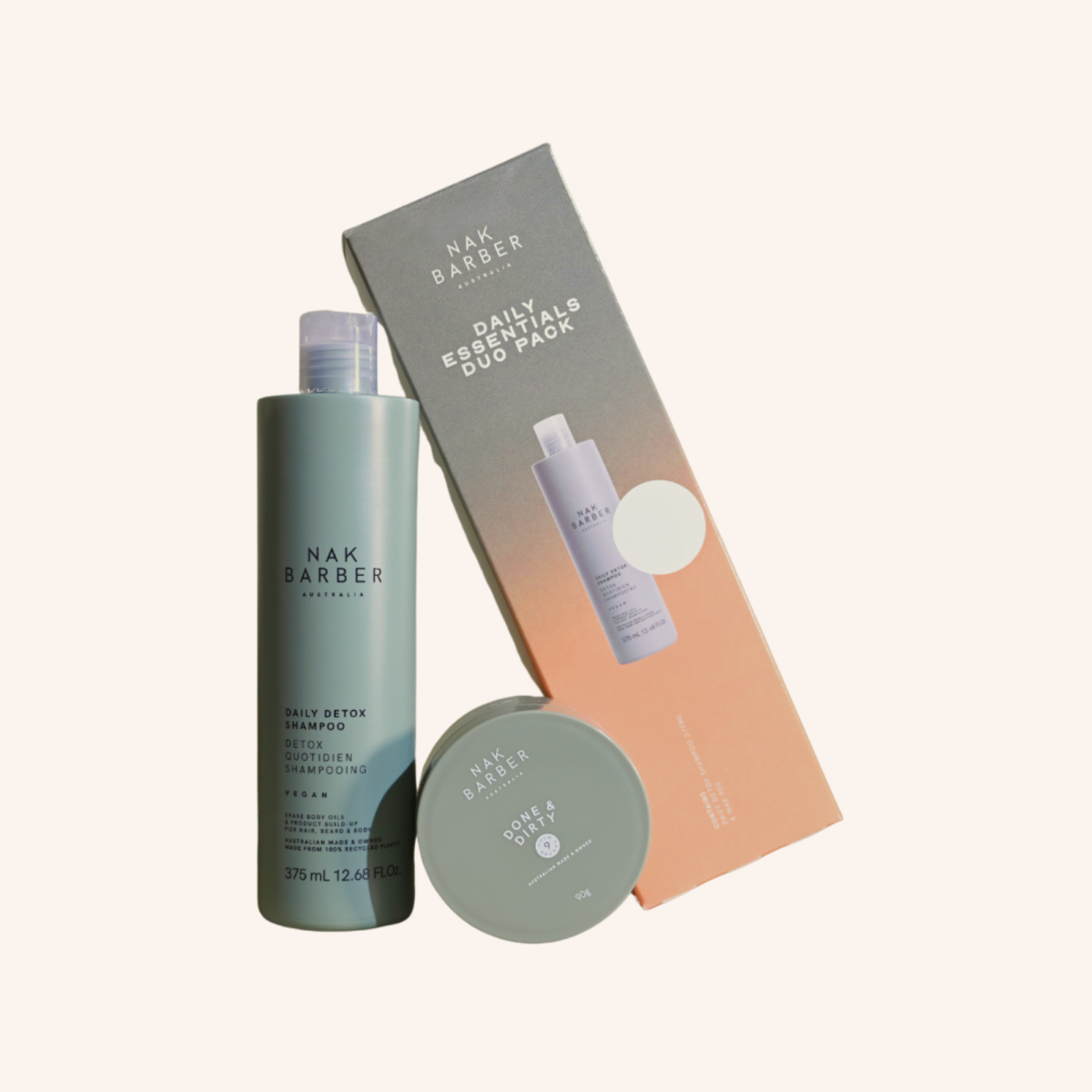 Barber Duo -  Done n Dirty & Daily Detox Shampoo